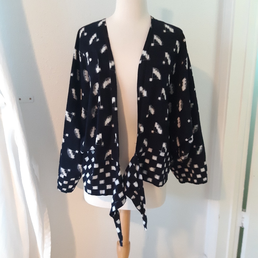 Mingei Australia Cotton Tie Cardigan - Picture 5 of 8